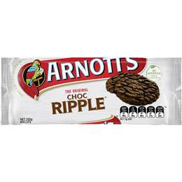 Arnotts Choc Ripple Biscuits 250g