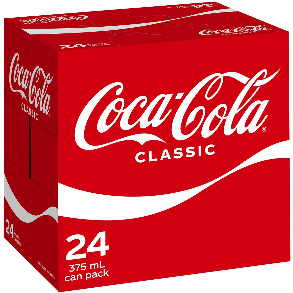 Coca-Cola Coke Cans 375ml x 24pk