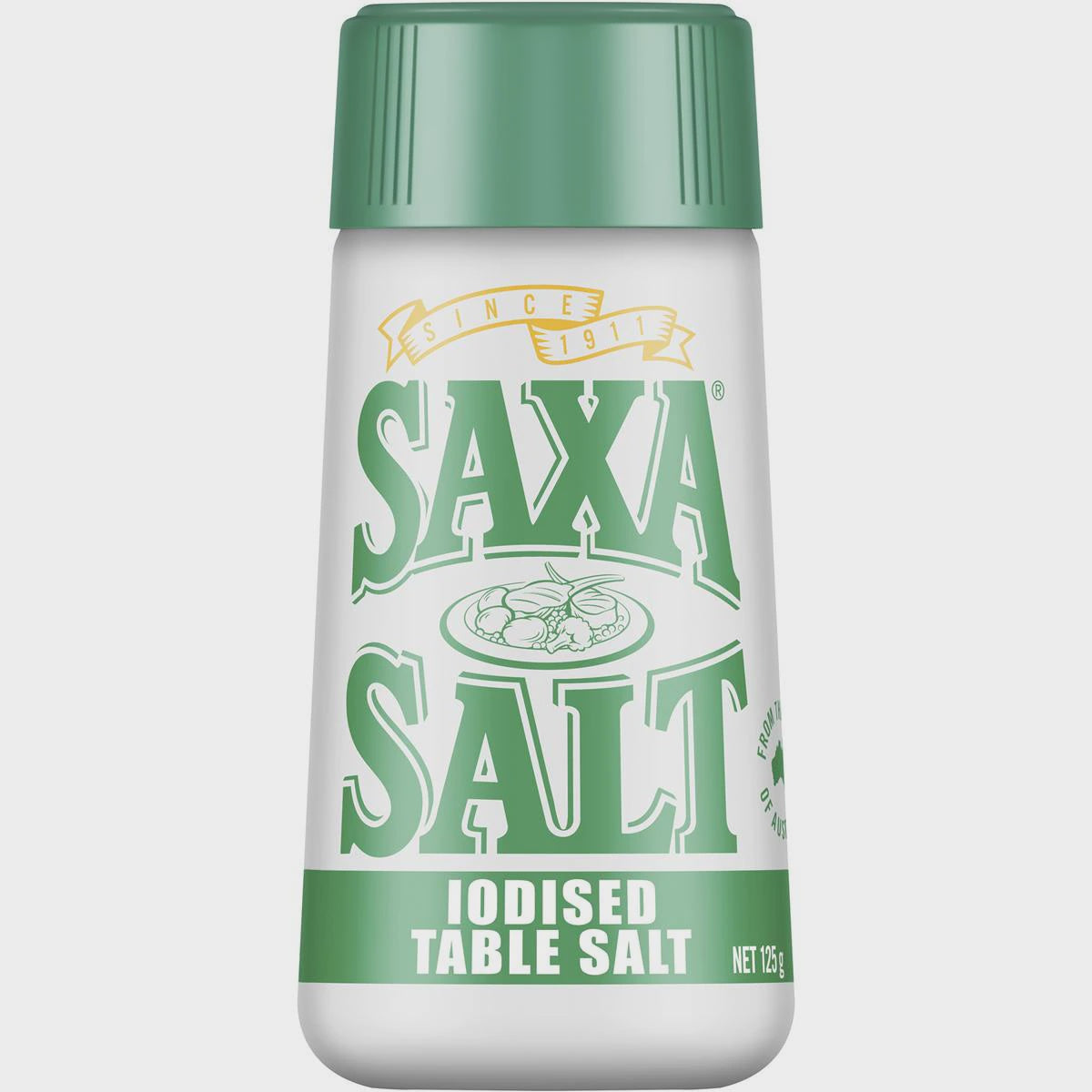 Saxa Iodised Table Salt 125g