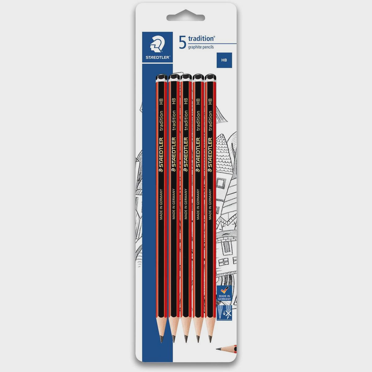 Staedtler Graphite Pencils HB 5 pk