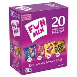 #Smiths Fun Mix Variety 20Pk 375gm