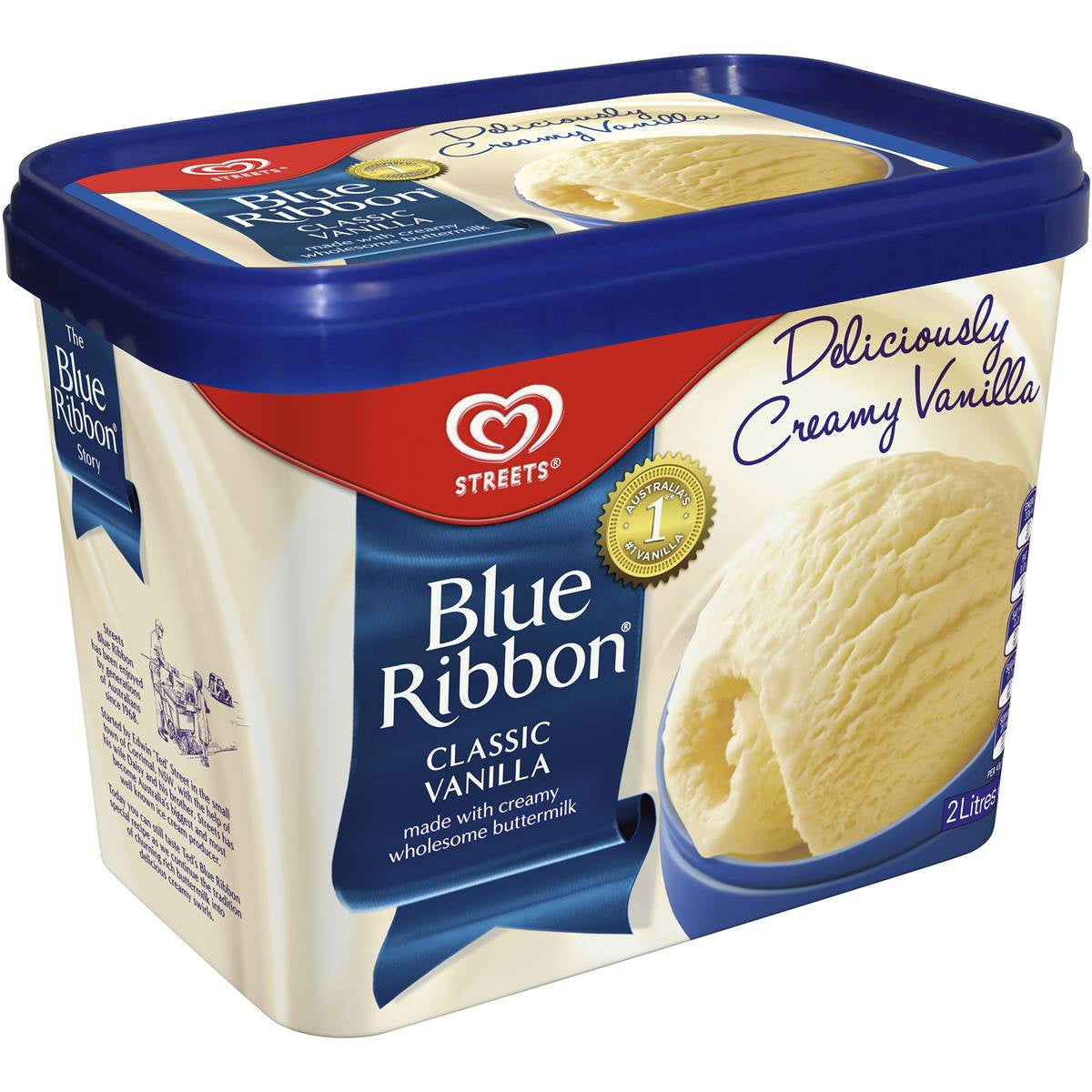 Streets Blue Ribbon Vanilla Ice Cream 2l