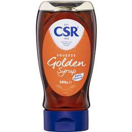 CSR Golden Syrup Squeeze Bottle 500g