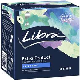 Libra Panty Liners Active 50pk