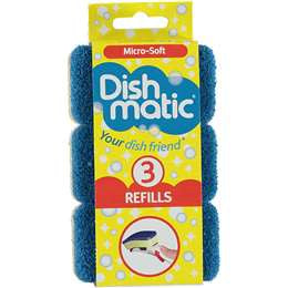 Dishmatic Refill Micro Soft 3pk