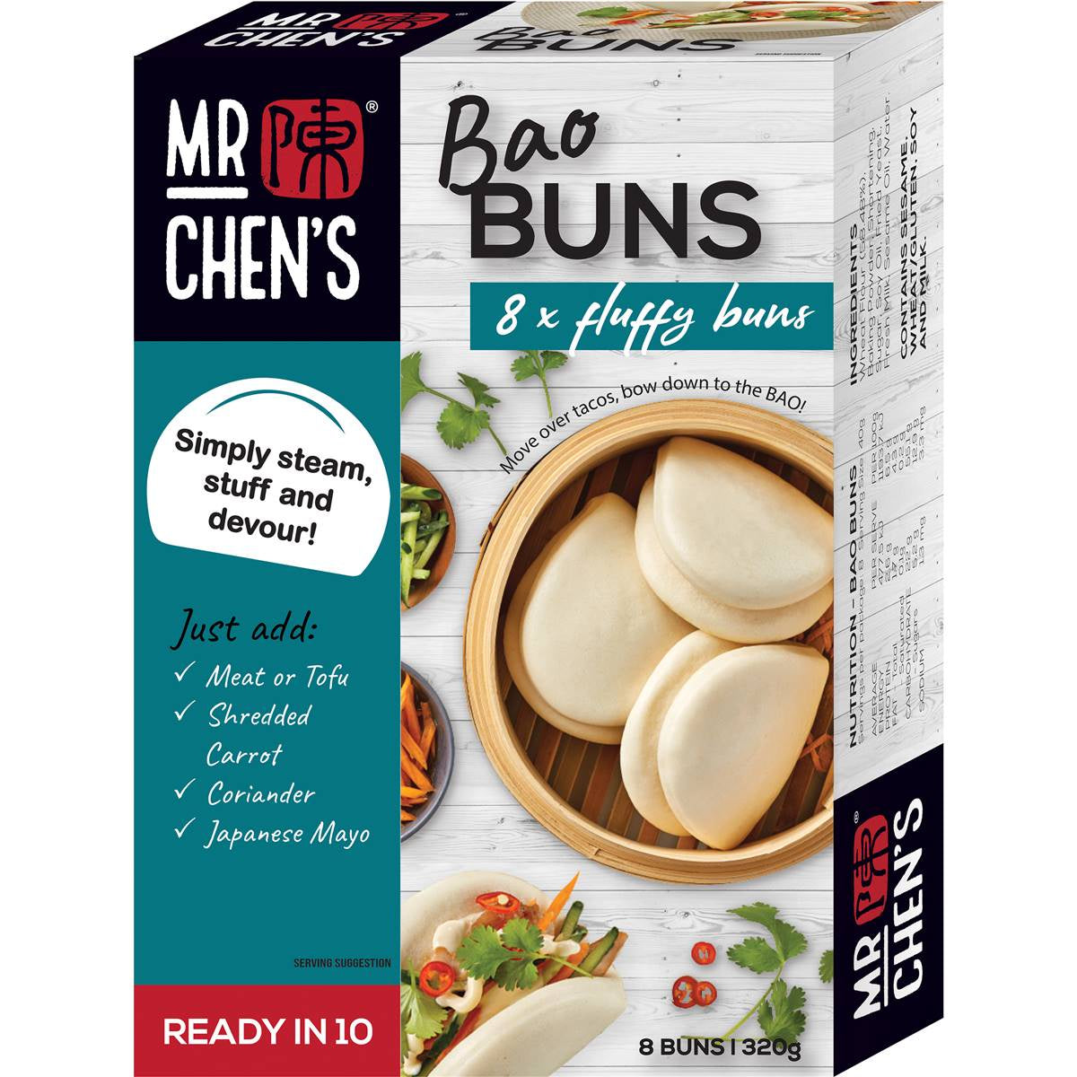 Mr Chens Bao buns 640g