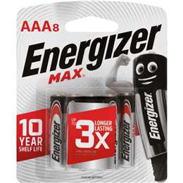 Energizer Batteries Max AAA 8pk