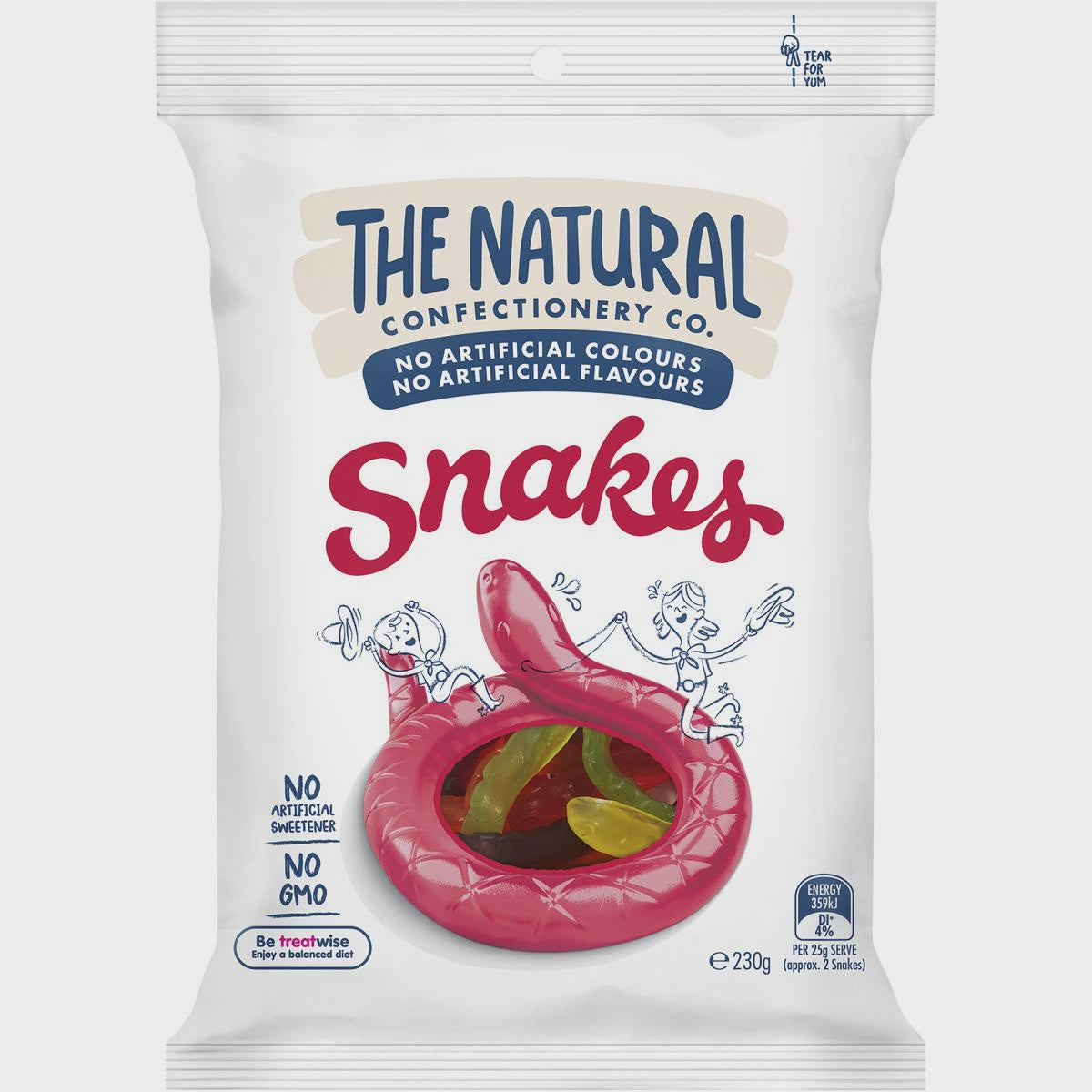 The Natural Confectionery Co Snakes 230gm