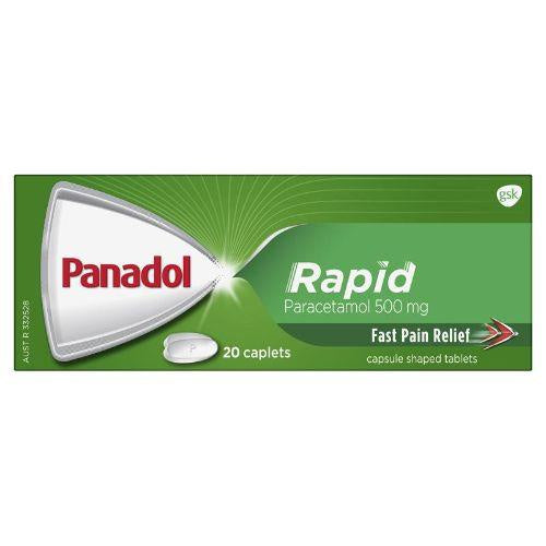 Panadol Rapid Paracetamol 20 Caplets 500mg