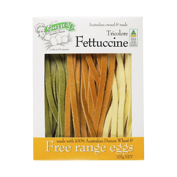 Guzzis Free Range Egg Tagliatelle Tricolore 375g