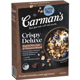 Carmans Deluxe Fruit & Nut Muesli Gluten Free 400g