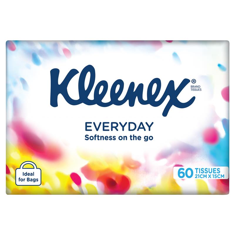 Kleenex Facial Tissue Soft Pack 60pk