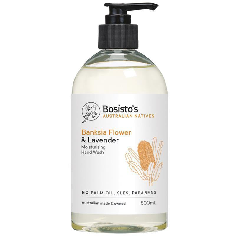 Bosisto's Desert Banksia Flower & Lavender Hand Wash 500ml