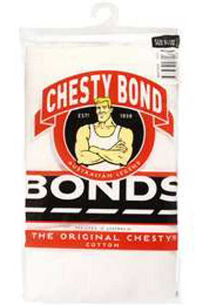 BONDS MENS CHESTY ATHLETIC SINGLET 2PK