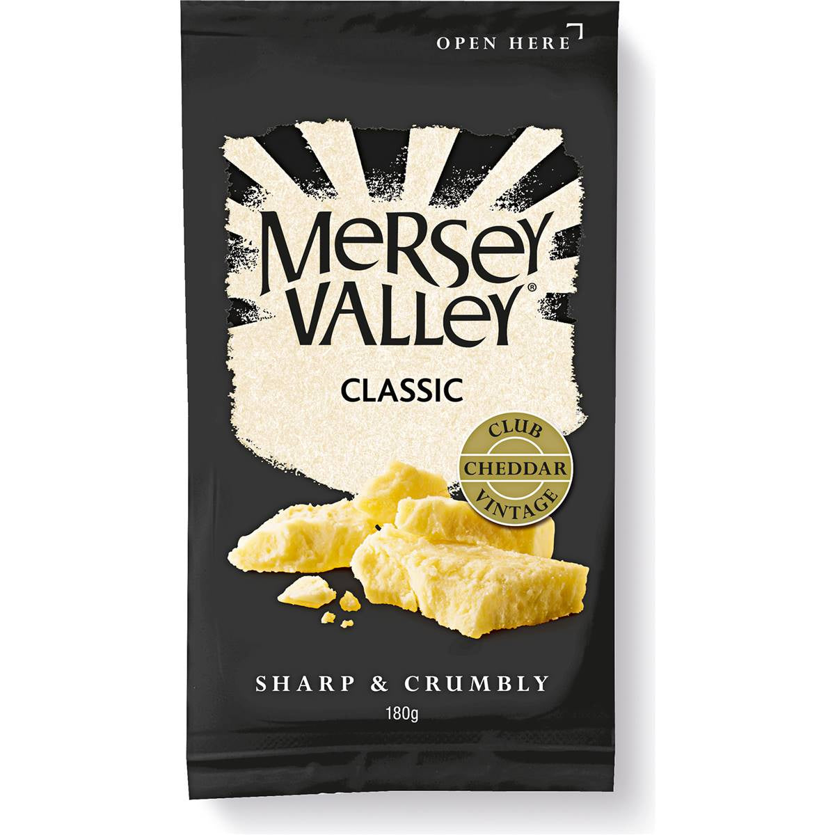 Mersey Valley Cheese Club Chedder Vintage Classic 180g