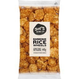 Joes Snacks Rice Wheels BBQ 140g