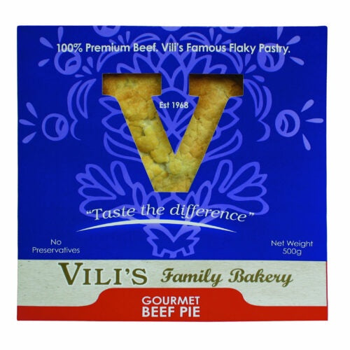 Vili's Original Beef Pie Family Size