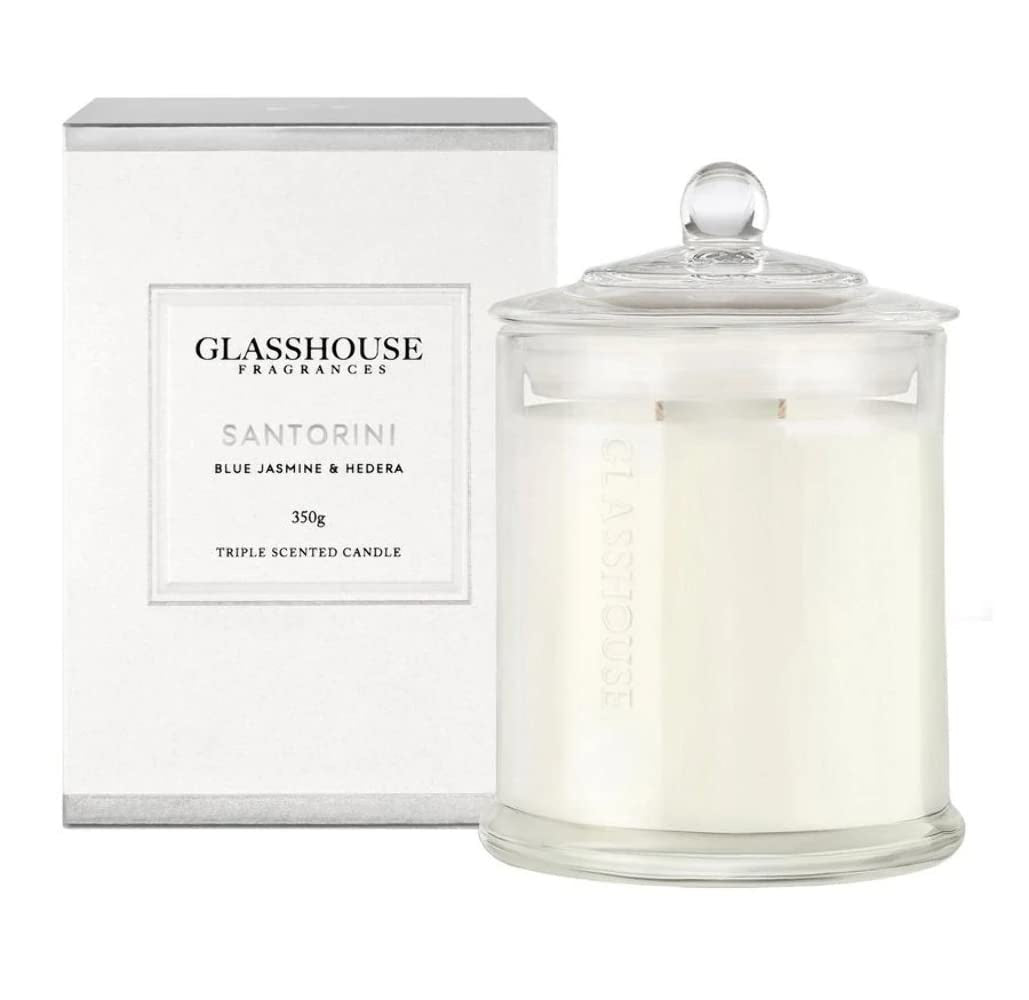 Glasshouse Santorini Triple Scented Candle 350g