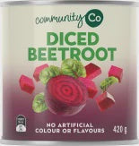 Community Co Diced Beetroot 420gm