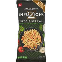 Infuzions Veggie Straws Multipack 5pk