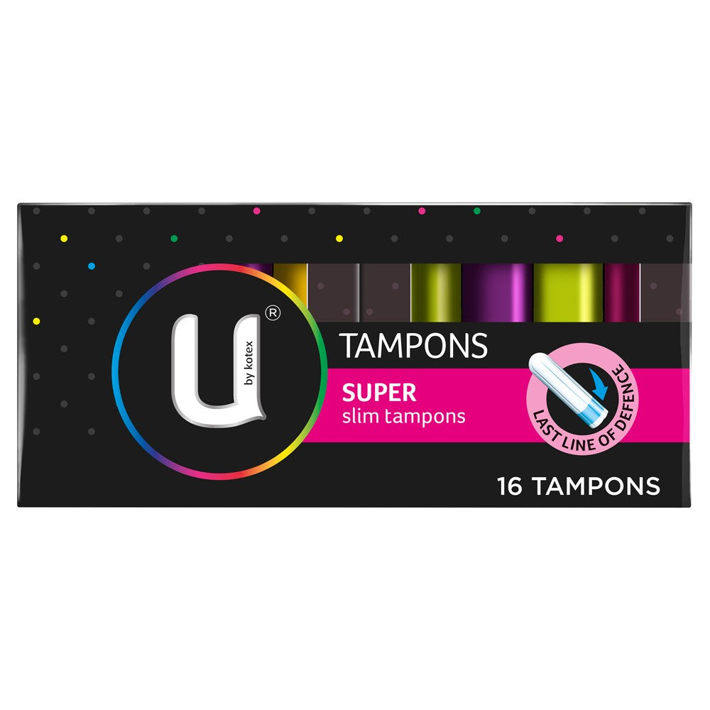 U By Kotex Tampon Super 16