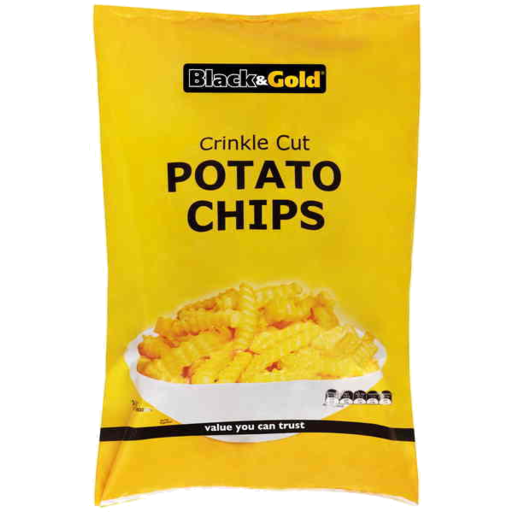 Black & Gold Chips Crinkle Cut 2kg