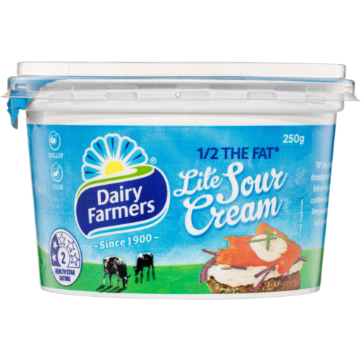 Dairy Farmers Lite Sour Cream 250g