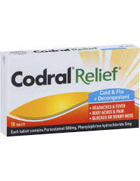 Codral Relief Cold & Flu Tablets 20pk