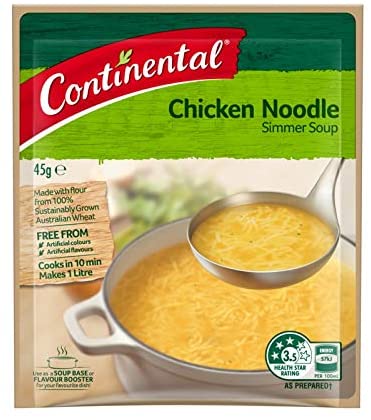 Continental Simmer Soup Chicken Noodle 45g