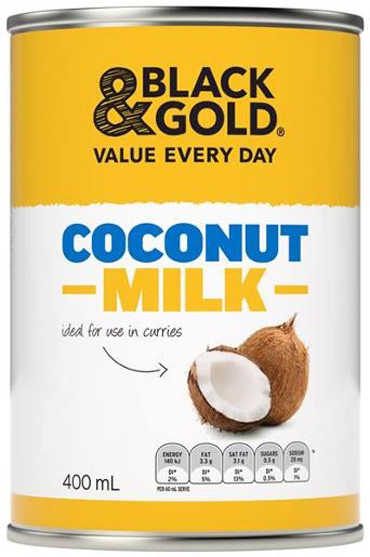 Black & Gold Coconut Milk 400ml