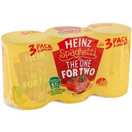 Heinz Tomato and Cheese Spaghetti 3 x 300g