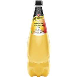 Schweppes Natural Mineral Water Orange & Mango 1.1L