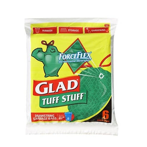 #Glad Tuff Stuff Forceflex Garbage Bags 6 pack