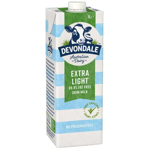 Devondale Extra Light Skim Milk 1l