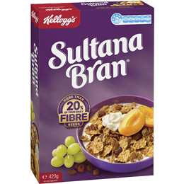 Kelloggs Sultana Bran Breakfast Cereal 420g