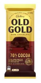 Cadbury Old Gold 70% Cocoa Dark Chocolate Block -180gm