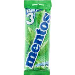 Mentos Multi Spearmint 3 Pk