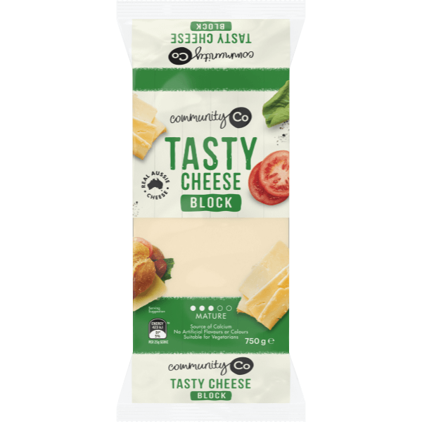 Community Co Cheese Block Tasty 750g