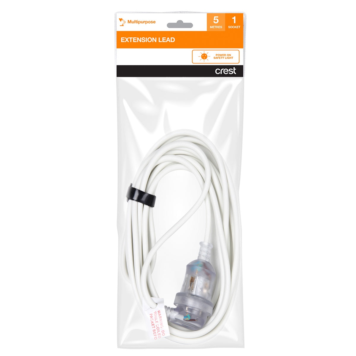 Crest Power Extension Lead - 5m