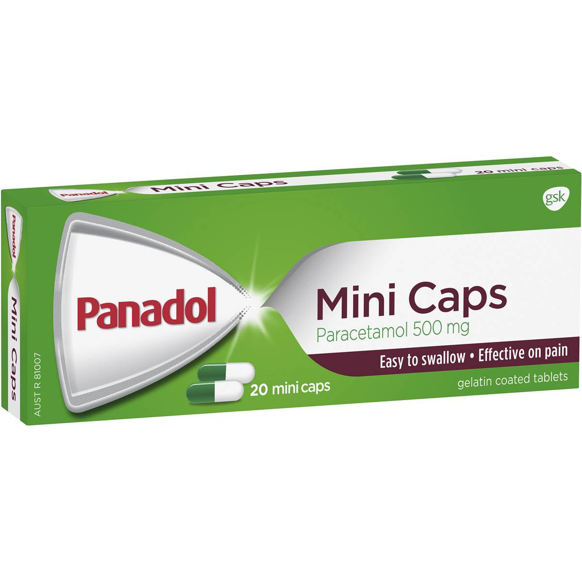 Panadol Mini Caps - 20pk