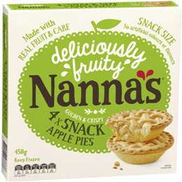 Nannas Apple Pie s 450g  4 Pk