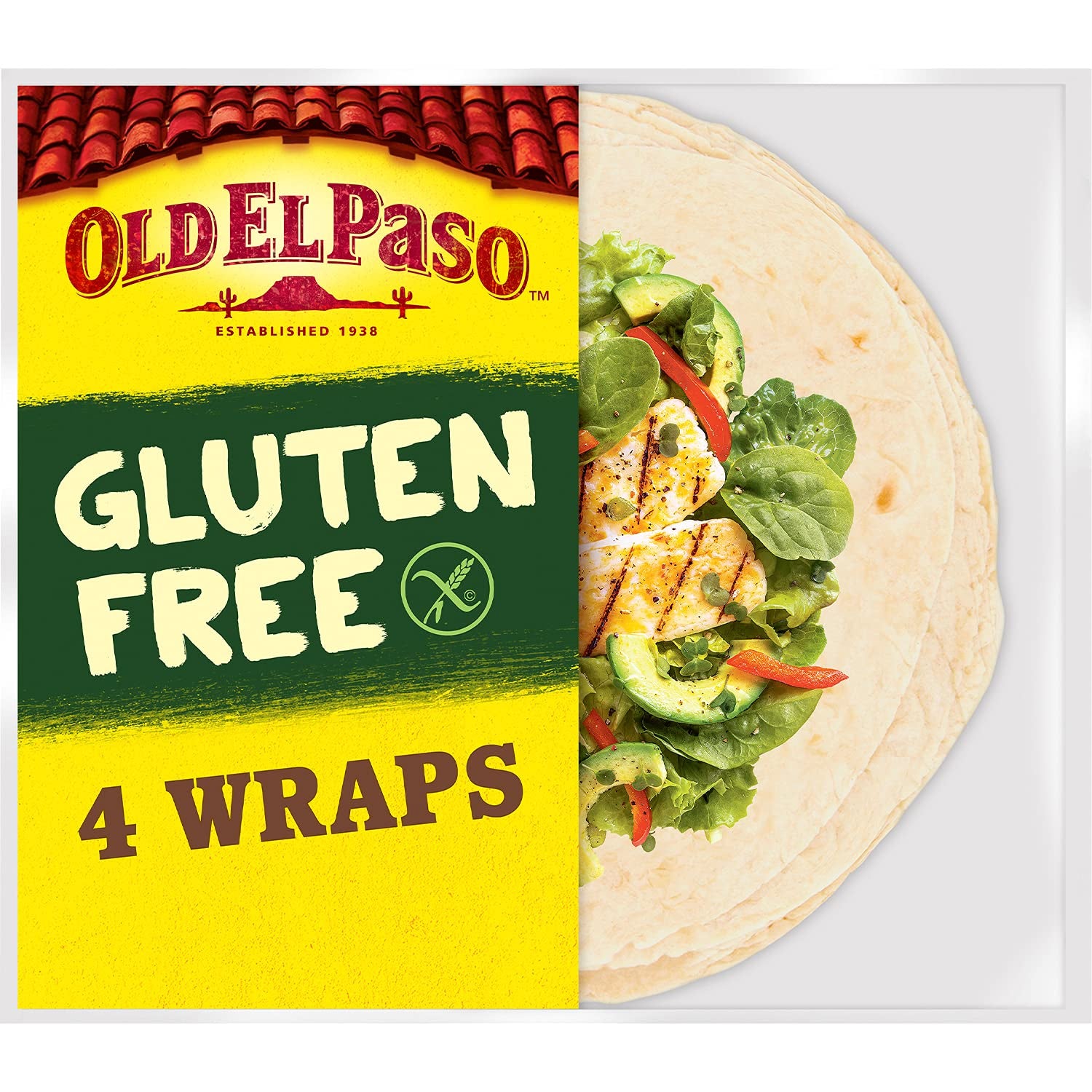 Old El Paso Gluten Free Jumbo Tortilla 215g