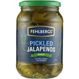 Fehlbergs Jalapenos Pickled 470g