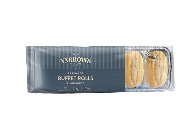 Yarrows Par-Baked Buffett Rolls 6pk 290g