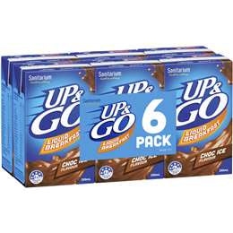 Sanitarium Up & Go Chocolate 6 x 250ml