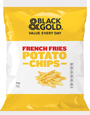 Black & Gold French Fries 1kg