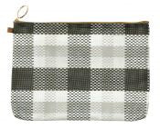 Mesh Pouch A5 Black Check