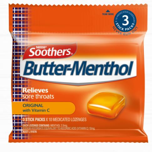 Butter Menthol Medicated Pack 3x40g