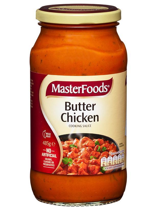 Masterfoods Sauce Simmer Butter Chicken 485g