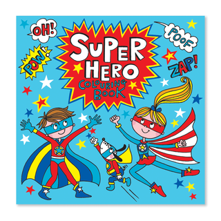 Rachel ellen colouring book super hero